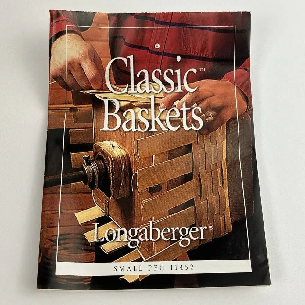Longaberger Small Peg Basket Set 1999 | /w Protector 5